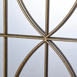 Kirkland's Home Gold Metal Arch Fretwork Wall Mirror- Decorative Mirrors