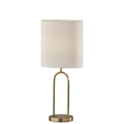Kirkland's Home Gold Metal Arched Table Lamp- Table Lamps
