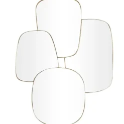 Kirkland's Home Gold Metal Caspian Wall Mirror- Decorative Mirrors