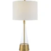 Kirkland's Home Gold Metal Cone Base Table Lamp- Table Lamps