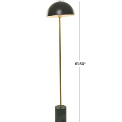Kirkland's Home Gold Metal Dome Shade Floor Lamp- Floor Lamps
