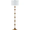 Kirkland's Home Gold Metal Floral Petals Floor Lamp- Floor Lamps