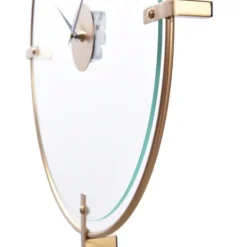 Kirkland's Home Gold Metal Frame Glass Face Wall Clock- Clocks
