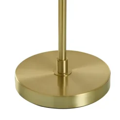 Kirkland's Home Gold Metal Glass Task Shade Table Lamp- Table Lamps