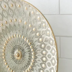 Kirkland's Home Gold Metal Medallion Wall Sculpture- Wall Plaques
