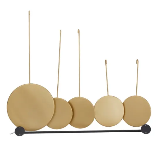 Kirkland's Home Gold Metal Ophelia Hanging Wall Mirror- Decorative Mirrors