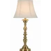 Kirkland's Home Gold Metal Spindle Table Lamp- Table Lamps