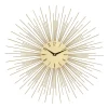 Kirkland's Home Gold Metal Sunburst Wall Clock- Clocks