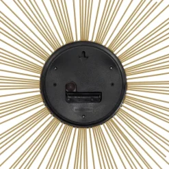 Kirkland's Home Gold Metal Sunburst Wall Clock- Clocks