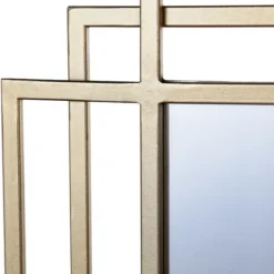 Kirkland's Home Gold Metal Triple Rectangle Wall Mirror- Decorative Mirrors