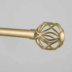 Kirkland's Home Gold Open Sphere Curtain Rod, 120 In.- Curtain Rods & Hardware