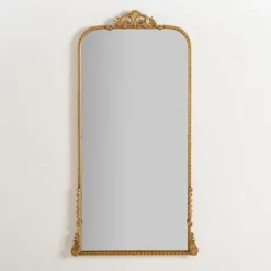 Kirkland's Home Gold Ornate Carved Large Wall Mirror- Decorative Mirrors