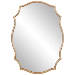 Kirkland's Home Gold Ornate Scalloped Mirror- Decorative Mirrors