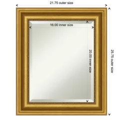 Kirkland's Home Gold Patina Scalloped Frame Mirror- Decorative Mirrors