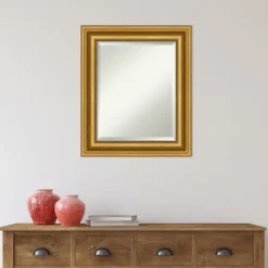 Kirkland's Home Gold Patina Scalloped Frame Mirror- Decorative Mirrors