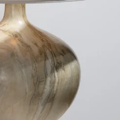 Kirkland's Home Gold Pistachio Swirl Gourd Table Lamp- Table Lamps