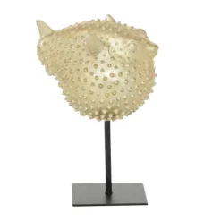 Kirkland's Home Gold Puffer Fish Sculpture- Statues & Figurines