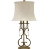 Kirkland's Home Gold Scrolled Candlestick Table Lamp- Table Lamps