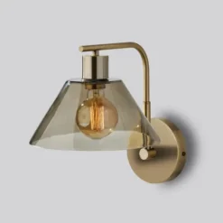 Kirkland's Home Gold Smoked Glass Sconce- Sconces
