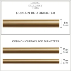 Kirkland's Home Gold Stacked Cylinder Curtain Rod, 72 In.- Curtain Rods & Hardware