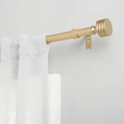 Kirkland's Home Gold Stacked Cylinder Curtain Rod, 120 In.- Curtain Rods & Hardware