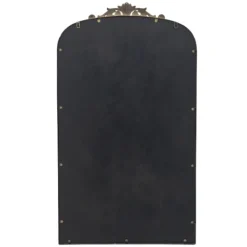 Kirkland's Home Gold Studded Scroll Arched Mirror, 42 In.- Decorative Mirrors