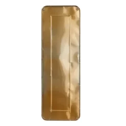 Kirkland's Home Gold Thin Iron Frame Curved Corner Mirror- Decorative Mirrors