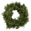 Kirkland's Home Gold Tipped Dark Green Pinecone Wreath- Wreaths