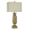 Kirkland's Home Gold Traditional Rectangular Table Lamp- Table Lamps