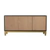 Kirkland's Home Golden Base Sliding Door Console Table- Tv Stands & Media Consoles