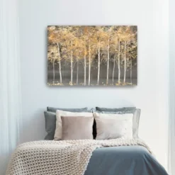 Kirkland's Home Golden Forest Light Giclee Canvas Art Print- Canvas Art
