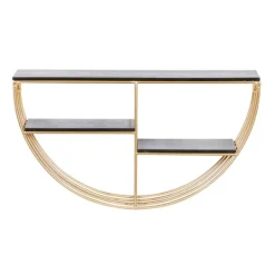 Kirkland's Home Golden Half Moon Wall Shelves- Shelves