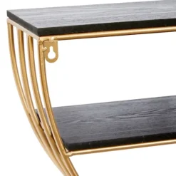 Kirkland's Home Golden Half Moon Wall Shelves- Shelves