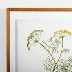 Kirkland's Home Golden Leaves Herbs Dill Framed Art Print- Framed Art