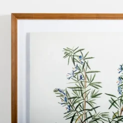Kirkland's Home Golden Leaves Herbs Rosemary Framed Art Print- Framed Art