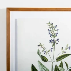 Kirkland's Home Golden Leaves Herbs Sage Framed Art Print- Framed Art
