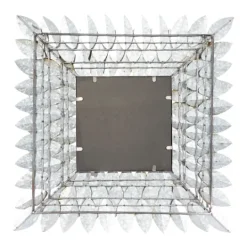 Kirkland's Home Golden Leaves Metal Framed Mirror- Framed Mirrors