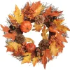 Kirkland's Home Golden Maple Pumpkins Harvest Wreath- Wreaths