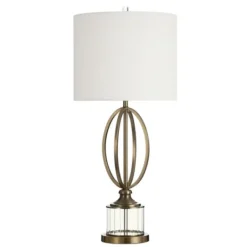 Kirkland's Home Golden Open Egg Base Table Lamp- Table Lamps