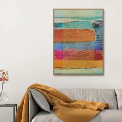 Kirkland's Home Golden Rain Framed Canvas Art Print- Canvas Art