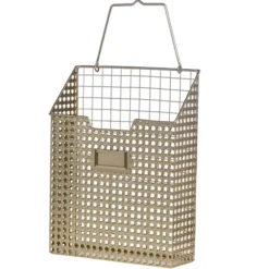 Kirkland's Home Golden Woven Metal File Folder, 17 In.- Decorative Accents