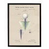 Kirkland's Home Golf Tee Patent Framed Art Print- Framed Art
