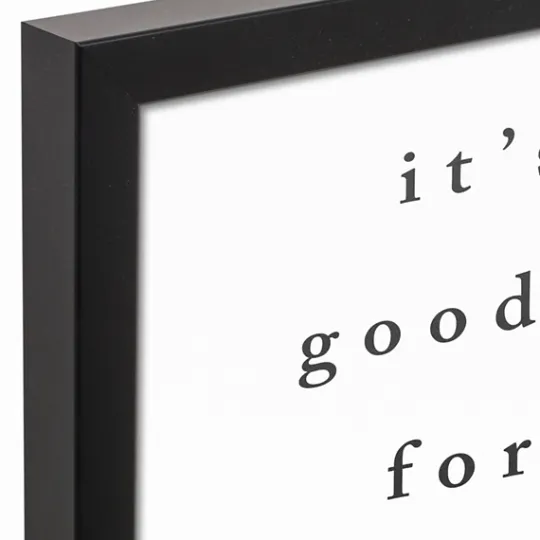 Kirkland's Home Good Day For A Good Day Framed Canvas Wall Plaque- Wall Quotes & Signs