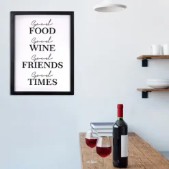 Kirkland's Home Good Food, Good Times Framed Wall Plaque- Wall Quotes & Signs