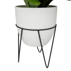 Kirkland's Home Gourd Plant In Hairpin Leg Planter- Trees & Topiaries