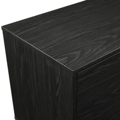Kirkland's Home Graphite 2-Door Glass Shelf Media Cabinet- Tv Stands & Media Consoles
