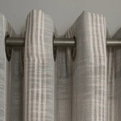 Kirkland's Home Graphite Stripe Single Curtain Panel, 84 In.- Curtains & Drapes