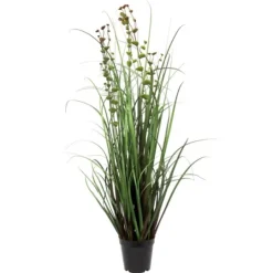 Kirkland's Home Grass And Eucalyptus Potted Plant- Trees & Topiaries