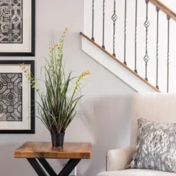 Kirkland's Home Grass And Eucalyptus Potted Plant- Trees & Topiaries