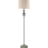 Kirkland's Home Gray Algood Metal Floor Lamp- Floor Lamps